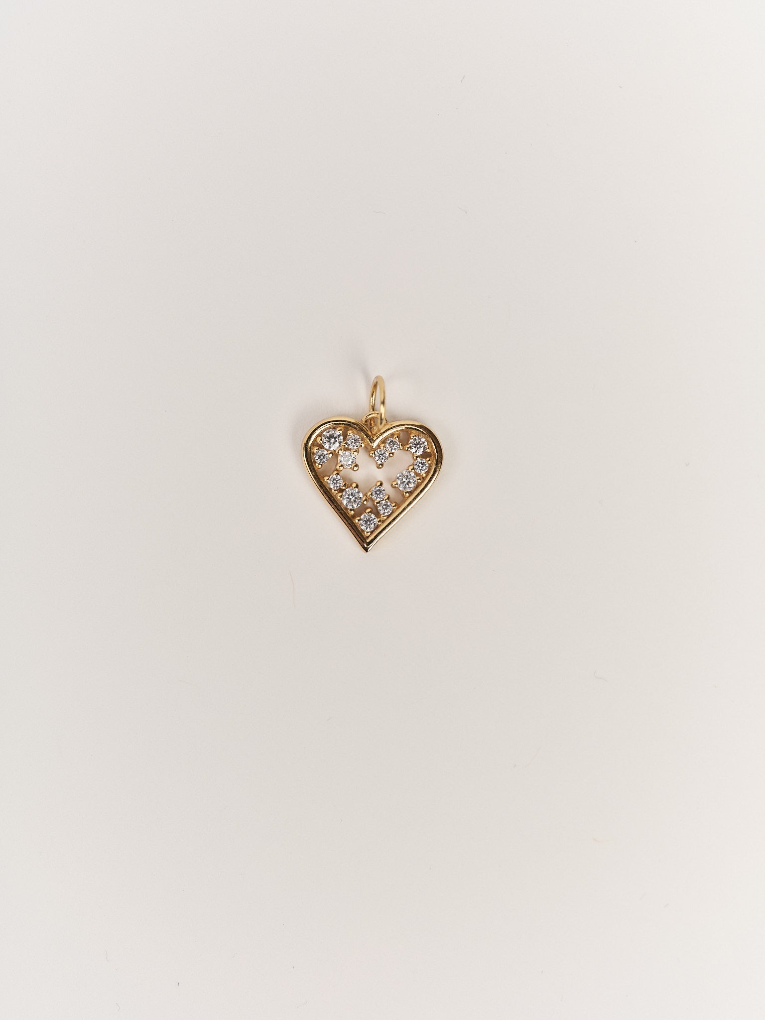 Diamond heart pendant