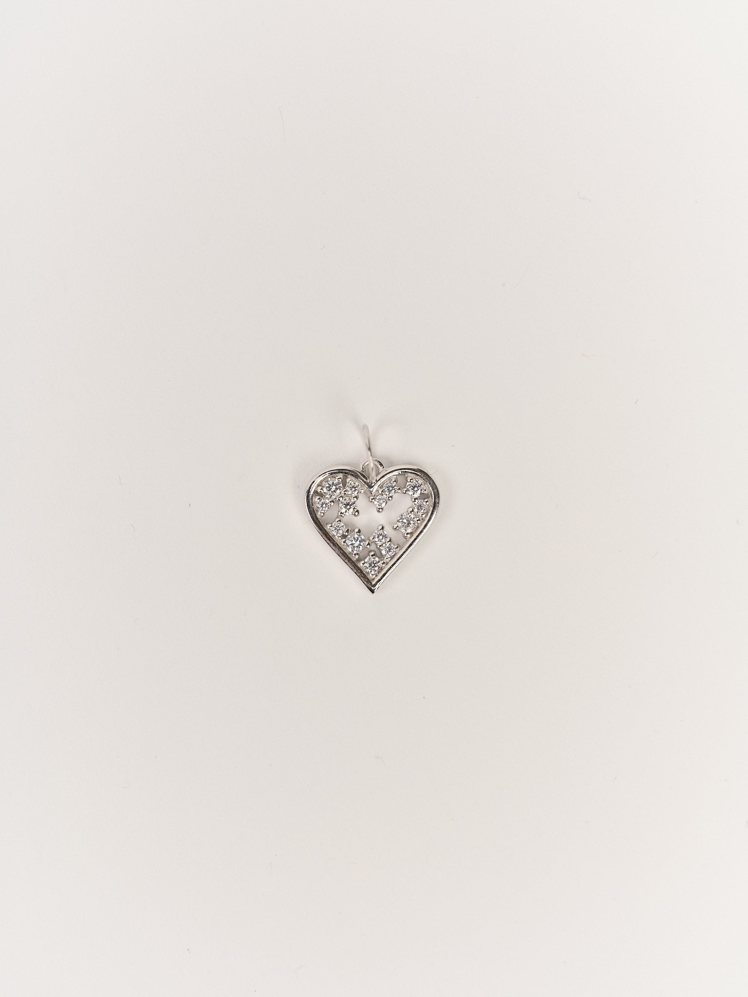 Diamond heart pendant